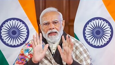 Prime Minister Narendra Modi during the 'Pradhan Mantri Janjati Adivasi Nyaya Maha Abhiyan', Monday, Jan. 15, 2024. (PTI) Prime Minister Narendra Modi during the 'Pradhan Mantri Janjati Adivasi Nyaya Maha Abhiyan', Monday, Jan. 15, 2024. (PTI)