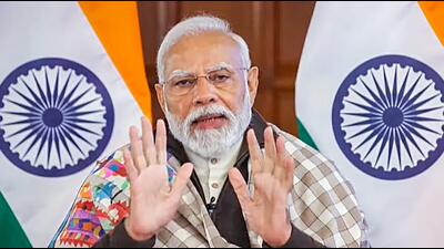 Prime Minister Narendra Modi during the 'Pradhan Mantri Janjati Adivasi Nyaya Maha Abhiyan' event on Monday. (PTI Photo) Prime Minister Narendra Modi during the 'Pradhan Mantri Janjati Adivasi Nyaya Maha Abhiyan' event on Monday. (PTI Photo)