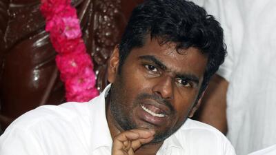 Taking to X, Annamalai posted a one-minute audio conversation purported to be that of DMK leader TR Baalu and the former intelligence head of Tamil Nadu, Jaffar Sait (now retired IPS) (ANI)