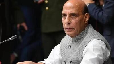 Union defence minister, Rajnath Singh. (File photo) Union defence minister, Rajnath Singh. (File photo)