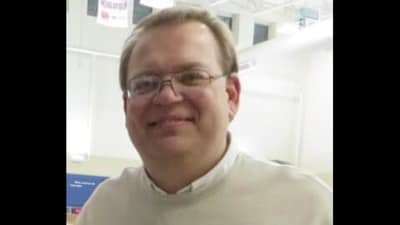 Perry High School principal Dan Marburger, who was shot when a gunman opened fire on January 4, has died ten days after the tragedy (Claire Marburger/Facebook) Perry High School principal Dan Marburger, who was shot when a gunman opened fire on January 4, has died ten days after the tragedy (Claire Marburger/Facebook)