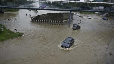 Waterlogging and flooding are a common occurrence across Haryana’s cities — for example, last monsoon, Gurugram, Faridabad, Panchkula, and Ambala all witnessed heavy waterlogging. (HT Archive) Waterlogging and flooding are a common occurrence across Haryana’s cities — for example, last monsoon, Gurugram, Faridabad, Panchkula, and Ambala all witnessed heavy waterlogging. (HT Archive)
