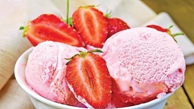 You may or may not know this but most strawberry ice cream contains no strawberries at all. Neither does strawberry syrup or strawberry jelly (Shutterstock)