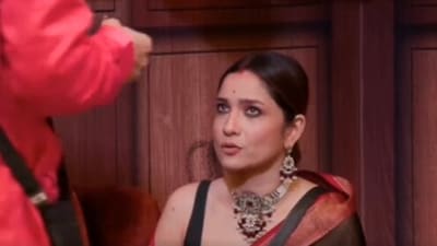 Bigg Boss 17: Ankita Lokhande and Vicky Jain in the weekend episode. Bigg Boss 17: Ankita Lokhande and Vicky Jain in the weekend episode.