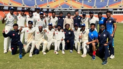 Harmeet Desai's seven-wicket haul helped Gujarat pull off an incredible win (GCA) Harmeet Desai's seven-wicket haul helped Gujarat pull off an incredible win (GCA)