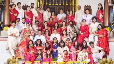 How many can you identify in this epic family picture of the Konidela family. How many can you identify in this epic family picture of the Konidela family.