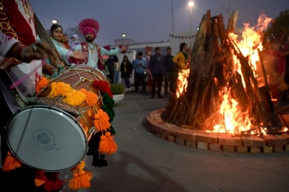Lohri, a midwinter harvest festival, celebrates agricultural abundance through prayers to fire and sun gods. (HT Photo/Sunil Ghosh) Lohri, a midwinter harvest festival, celebrates agricultural abundance through prayers to fire and sun gods. (HT Photo/Sunil Ghosh)