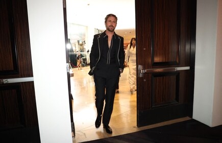 Ryan Gosling at the 81st Annual Golden Globe Awards, on January 7, 2024. (REUTERS)