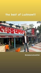 Imtiaz Ali's Instagram story on his visit to Chanakya Ladoo in Lucknow (Instagram) Imtiaz Ali's Instagram story on his visit to Chanakya Ladoo in Lucknow (Instagram)