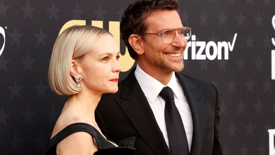 English actress Carey Mulligan (L) and US actor and director Bradley Cooper arrive for the 29th Annual Critics Choice Awards. Carrie was nominated in the Best Actress category for Maestro while Bradley was nominated in Best Actor, Best Director and Best Original Screenplay for the same movie. &nbsp;(AFP)