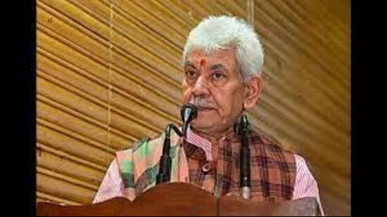 LG Manoj Sinha (HT File Photo)
