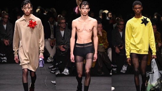 JW Anderson's Men’s Autumn Winter and Women’s Pre-Fall 2024 at Milan Fashion Week.