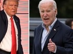 GOP frontrunner Donald Trump and US President Joe Biden