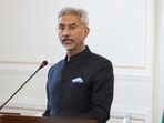 Indian Foreign Minister Subrahmanyam Jaishankar speaks during a joint press conference with Iran's Foreign Minister Hossein Amir-Abdollahian in Tehran. 