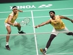 India's Satwiksairaj Rankireddy, right and Chirag Shetty