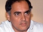 A file photo of former PM Rajiv Gandhi.