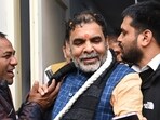 =Sanjay Singh after winning the WFI president Elections, in New Delhi