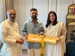 Virat Kohli and Anushka Sharma receive Ram Mandir invite. Virat Kohli and Anushka Sharma receive Ram Mandir invite.