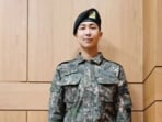 BTS' RM completed his military training and reportedly received top honours. BTS' RM completed his military training and reportedly received top honours.
