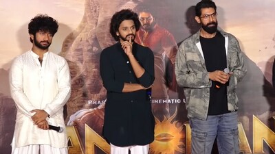 Rana Daggubati at an event of HanuMan. Rana Daggubati at an event of HanuMan.