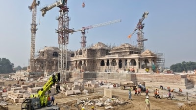 The 'pran prathishtha' ceremony at the Ram Temple in Ayodhya is scheduled to take place on January 22.