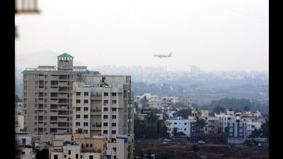 Though the authorities have not reported any fire incident in high-rises in the city till date, officials claim the challenge remains to tackle fire incidents in skyscrapers. (HT PHOTO) Though the authorities have not reported any fire incident in high-rises in the city till date, officials claim the challenge remains to tackle fire incidents in skyscrapers. (HT PHOTO)