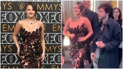 Selena Gomez attends Emmy Awards 2024 with Benny Blanco. (Instagram) Selena Gomez attends Emmy Awards 2024 with Benny Blanco. (Instagram)