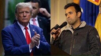 Donald Trump and Vivek Ramaswamy