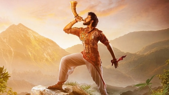 Teja Sajja in a still from HanuMan.
