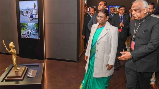 The 'Narendra Modi Gallery' is located on the ground floor of the Pradhanmantri Sangrahalaya here and its opening will come days ahead of the consecration ceremony at the Ram temple in Ayodhya on January 22.&nbsp;(PTI)