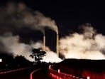 FILE PHOTO: Steam and other emissions rise from a coal-fired power station near Lithgow, 120 km (75 miles) west of Sydney, (REUTERS)