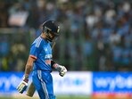 India's Virat Kohli walks back to the pavilion after his dismissal India's Virat Kohli walks back to the pavilion after his dismissal