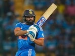 India captain Rohit Sharma in full flow