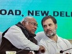 Congress president Mallikarjun Kharge and party leader Rahul Gandhi. Congress president Mallikarjun Kharge and party leader Rahul Gandhi.