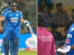 Rohit Sharma couldn't be calmed down. Rohit Sharma couldn't be calmed down.