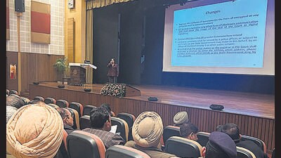 Classes, notes and homework: Chandigarh Cops begin prep for new criminal laws Classes, notes and homework: Chandigarh Cops begin prep for new criminal laws