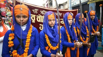 "I pay tribute to Shri Guru Gobind Singh Ji on his Prakash Utsav and remember his courage and kindness. His life is a source of strength for many people," Prime Minister Narendra Modi said. (ANI) "I pay tribute to Shri Guru Gobind Singh Ji on his Prakash Utsav and remember his courage and kindness. His life is a source of strength for many people," Prime Minister Narendra Modi said. (ANI)