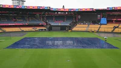 M. Chinnaswamy Stadium in Bengaluru. (AFP) M. Chinnaswamy Stadium in Bengaluru. (AFP)