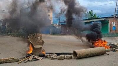 Ethnic clashes between the tribal Kukis and dominant Meiteis first erupted on May 3 last year. (File photo) Ethnic clashes between the tribal Kukis and dominant Meiteis first erupted on May 3 last year. (File photo)