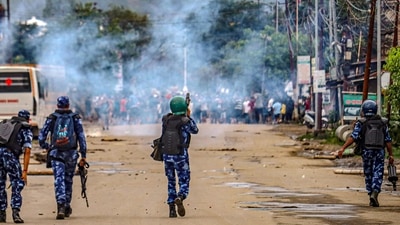 Manipur violence file photo (PTI) Manipur violence file photo (PTI)