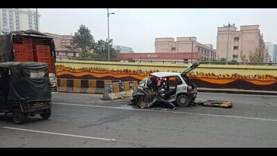 The accident took place near the high court campus here in the wee hours of Wednesday (Sourced)