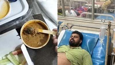Mumbai: UP man hospitalised after consuming contaminated meal from Barbeque Nation. (X/@shukraj) Mumbai: UP man hospitalised after consuming contaminated meal from Barbeque Nation. (X/@shukraj)