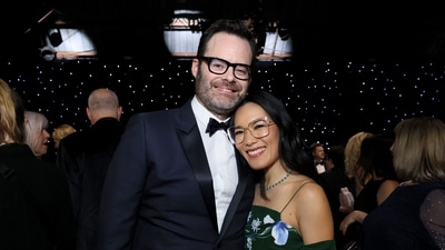 Bill Hader and Ali Wong at the 29th Annual Critics Choice Awards (Getty Images via AFP) Bill Hader and Ali Wong at the 29th Annual Critics Choice Awards (Getty Images via AFP)