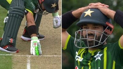 Mohammad Rizwan, how do you explain that? (Screengrab) Mohammad Rizwan, how do you explain that? (Screengrab)