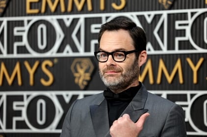 Bill Hader at the 75th Primetime Emmy Awards on January 15, 2024. (REUTERS)