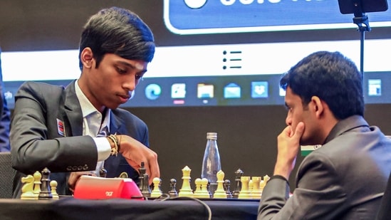 Indian grandmaster R Praggnanandhaa(Sreeram DK)