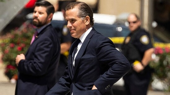 (FILES) Hunter Biden was indicted late December 7, 2023 on nine counts of tax evasion, the second time this year President Joe Biden's troubled son has been charged by a special counsel investigating his personal and business dealings. (Photo by RYAN COLLERD / AFP) (AFP)
