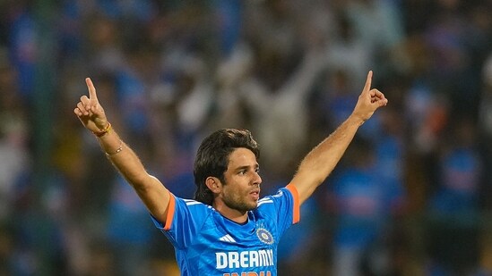 Afghanistan lost both Mohammad Nabi and Gurbaz to leg-spinner Ravi Bishnoi as they scored just one run in the second Super Over, signalling the end of a winding match.(PTI)