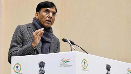 Union health minister Mansukh Mandaviya. (ANI)