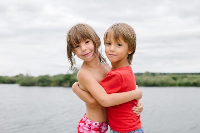 Fraternal twins pose for a picture. Bobbie Ann Mason, in The Girl Sleuth: A Feminist Guide, wrote that the books allow a child to imagine “a union with someone just like her, but of the opposite sex”. (Shutterstock) Fraternal twins pose for a picture. Bobbie Ann Mason, in The Girl Sleuth: A Feminist Guide, wrote that the books allow a child to imagine “a union with someone just like her, but of the opposite sex”. (Shutterstock)